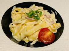 蘑菇蒜香柠檬奶油意大利面-燃扒房Steakhouse(皇庭店)