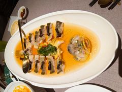 黑鸡纵菌蒸深海鱼-福玺荟(外滩罗斯福店)