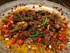 铁板牛肉-醉美东江·三文鱼·烧鸡公