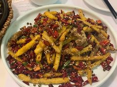干煸藕丝鸡柳-付掌柜在成都·热炒砂锅集(金禾店)