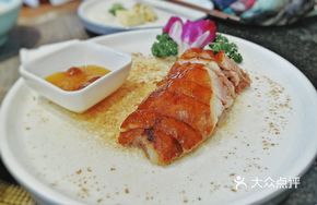 Steamed Fish with Roast Goose