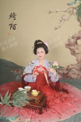 -后宫·古装汉服京剧儿童亲子全家福摄影