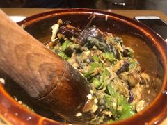皮蛋青椒擂茄子-费大厨辣椒炒肉(皇庭广场店)