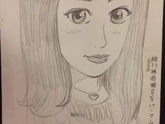 给客人画的卡通画-獨門烤肉(开发区店)