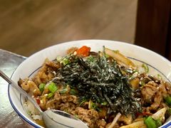 爆炒黑椒薄切牛舌饭-仙隐小鹿料理食堂(沙市人信汇店)