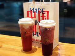 芝芝蓝莓双拼-喜茶(深圳海岸城店)