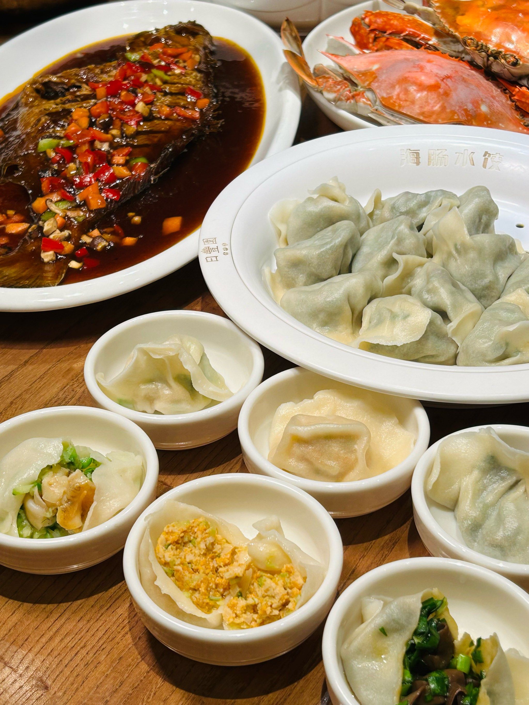 开了近20年的海鲜饺子馆,不愧是大连一绝🐮 
海肠水饺闻名全国,经