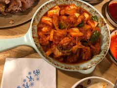 泡菜炒鱿鱼-쌍화점 霜花店·朝鲜族料理(徐家汇店)