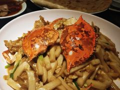 螃蟹炒年糕-天台徐家小吃