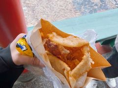 -小红车炸蛋葱油饼