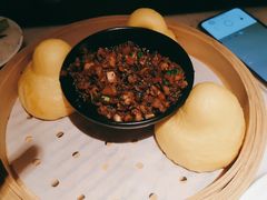 窝窝头配外婆菜-绿茶餐厅(深圳龙华天虹购物中心店)