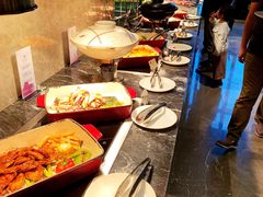 自助取餐区-美食汇海鲜自助餐厅·小龙虾烧烤(富力万达文华酒店)