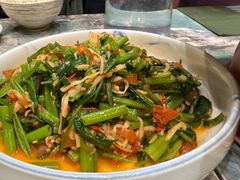 酸笋炒空心菜-浩海火烧云傣家菜(京广店)