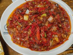 -歹歹的加个面过油肉拌面