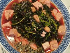 苋菜烧豆腐-两户人家农家乐