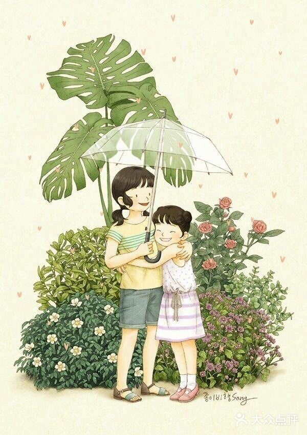 画师笔下的姐妹日常,有个姐姐真好[加油]