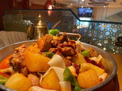 大盘鸡拌面-撒拉花儿·新疆菜·清真(太阳宫店)