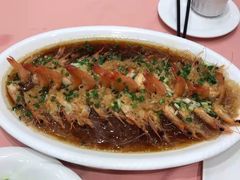 蒜茸开片虾-庆余楼·用心与食材·特色菜&灶头面(仙蠡墩店)