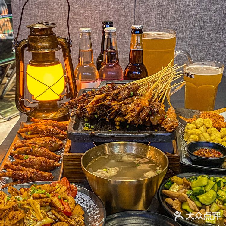 成都‼️露营风公路酒吧🏕️街边喝酒吃烧烤巨巨爽
