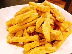 咸蛋黄炒茄子-湘肠香火锅店(团结湖店)
