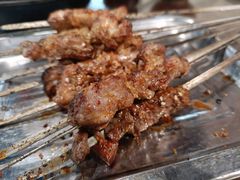 特色碳烤羊肉串-老兰家传统烧烤炒菜泡馍(小南门店)