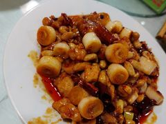 宫爆鸡丁-闻道食府烙饼卷带鱼(原车耳营店原大觉寺店)