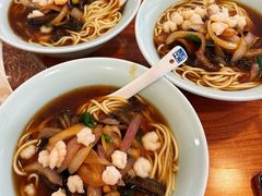 虾爆鳝面-奎元馆.百年奎元.非遗传承(西湖边的解放路店)