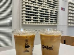 栀子花梨香拿铁-Seesaw Coffee(武商MALL·武广店)