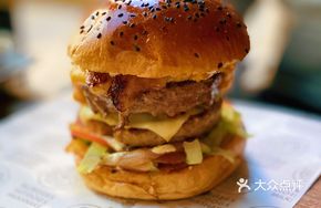 Bad Boy's Family Feast Burger