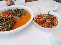火腿炒农家豆腐皮-辣公子·千岛湖私房菜(滨江店)