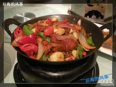 干锅肥肠48元-八珍饺子·烤鸭·家常菜