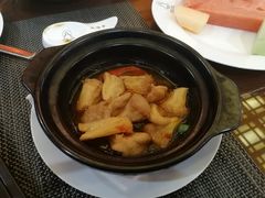 台式三杯猴头菇-大佛寺高级素食自助餐厅