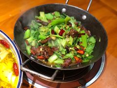 青菜炒牛肉-厨道重庆菜馆(鸳鸯店)