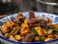虾爆鳝肉丝拌川-复兴面王(河东路起源店)