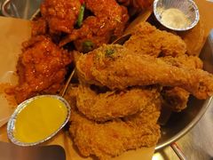 炸鸡翅一半一半-富乐满韩国正宗炸鸡韩国料理(虹泉路店)