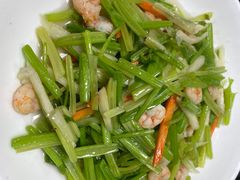 芹菜虾仁-红灯笼龙凤饭店(宁波老字号店)