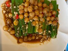 凉拌秋葵-旺顺阁鱼头泡饼(小红门店)