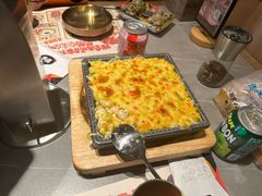 铁板玉米烙-草家酱蟹炭火烤肉店(珲春南路一店)