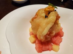 珊汁芝麻虾-杭州西子湖四季酒店·金沙厅