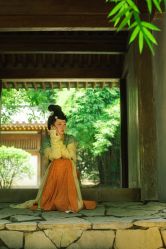 -虞美人汉服摄影