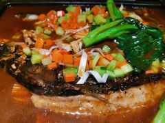 酱香烤鱼-探鱼·鲜青椒爽麻烤鱼(中天广场店)