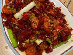 炒虾尾-街角等你.大连海鲜烧烤.经典铁板海鲜串(西安路店)