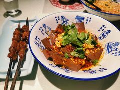 辣子蒜羊血-汉唐宴长安食府