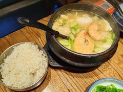 嫩豆腐汤-明洞阿姨·韩式酱蟹烤肉·创意料理(三元桥店)