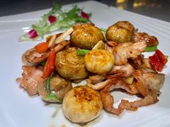 香煎口蘑脆爽肉-周三的情书花园餐厅(江北店)