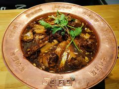 羊棒骨大锅-临沂铁锅鲜鸡现炒青椒大公鸡干煸鸡(三元桥店)