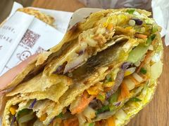 全蔬菜煎饼-舞素卷菜煎饼.糁汤(万达金街店)