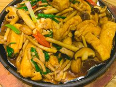 铁板香烧豆腐-茶米烧腊茶餐厅(石龙店)