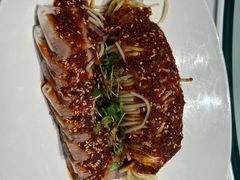 蒜泥白肉拼冷面-马旺子酒楼