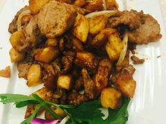 馕丁炒烤肉/份-楼兰印象(朝外店)